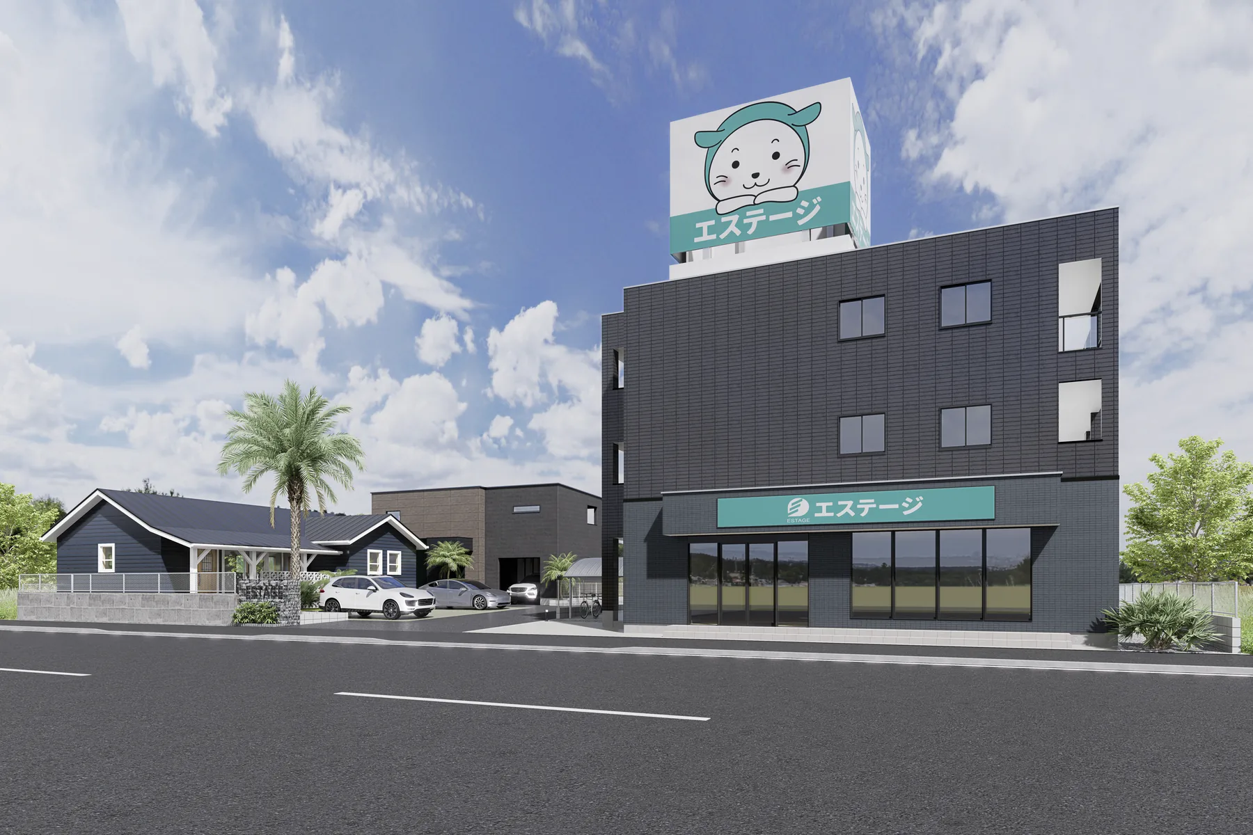 木更津店舗 外観CG